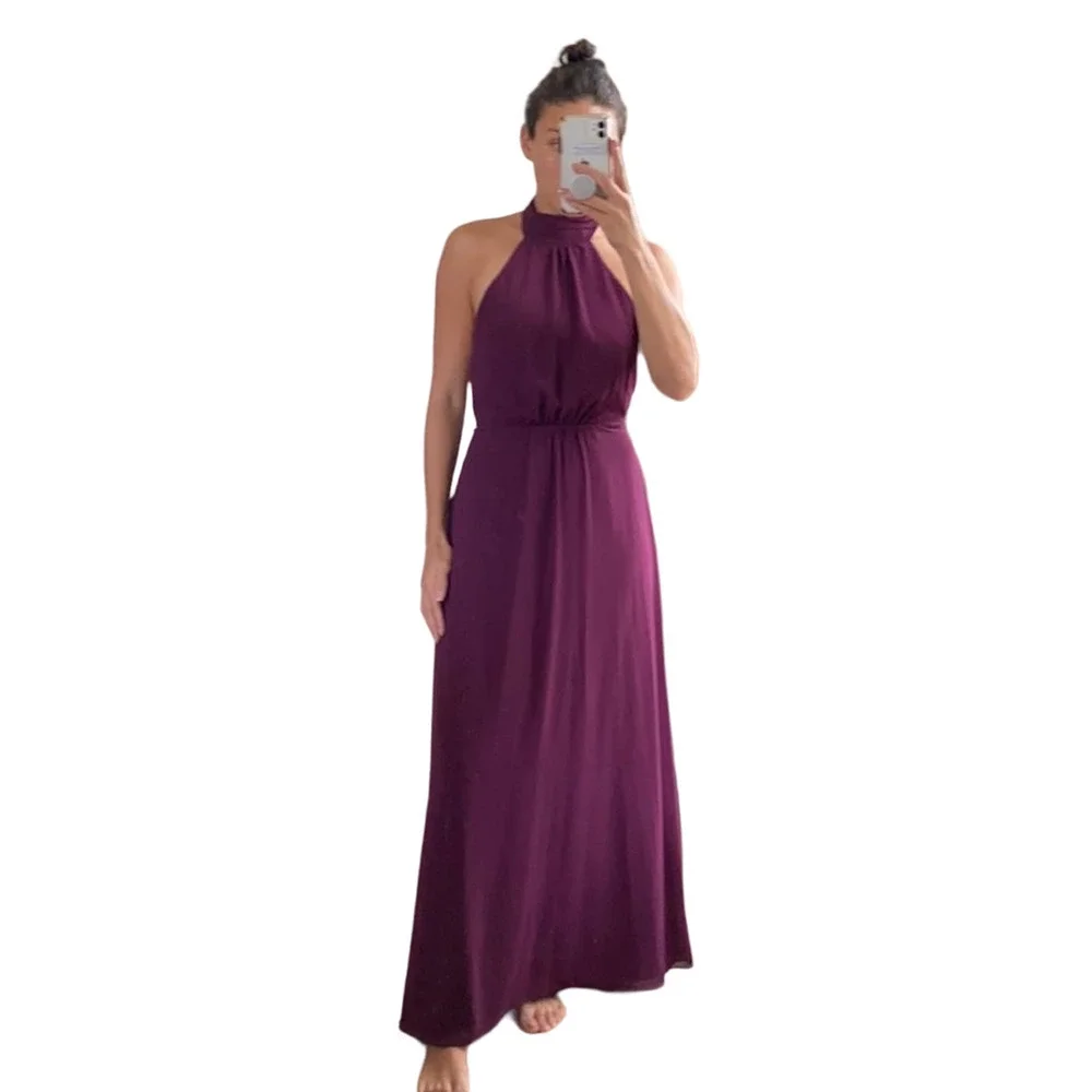Show Me Your Mumu Collette Collar Maxi Merlot XS - Picture 5 of 15